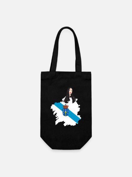 Galice, drapeau galicien, bandeira do orgullo - Sac à bouteille - noir