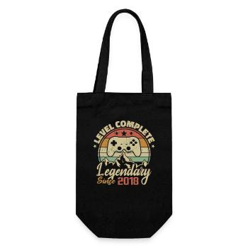 2018 Complete Level Geburtstagsgeschenk - 2018 - Geschenkbeutel für Flaschen - Schwarz - Vorne