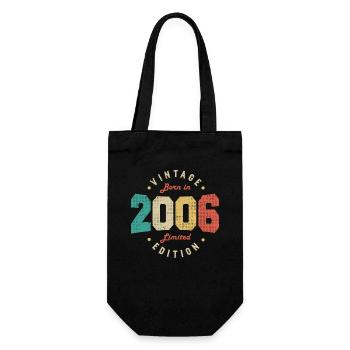 Vintage 2006 Original 2006 Anniversaire Rétro 2006 - Sac à bouteille - noir - Devant