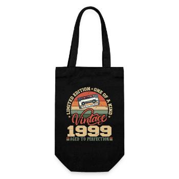 Vintage 1999 Cadeau D'anniversaire Retro 1999 - Sac à bouteille - noir - Devant