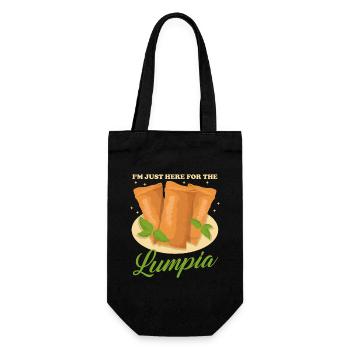 Lumpia Spring Roll Loempia Gift - Gift Bag for Bottles - black - Front