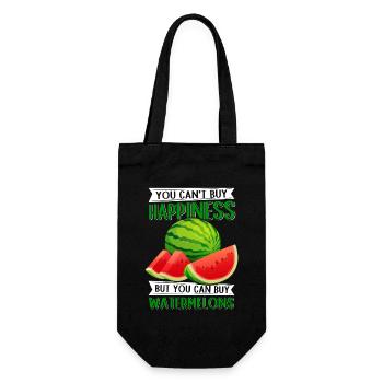 Pâte de pastèque Angurie Arbuse cadeau - Sac à bouteille - noir - Devant