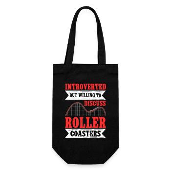 Montagnes russes Roller Coaster Roller Coaster cadeau - Sac à bouteille - noir - Devant