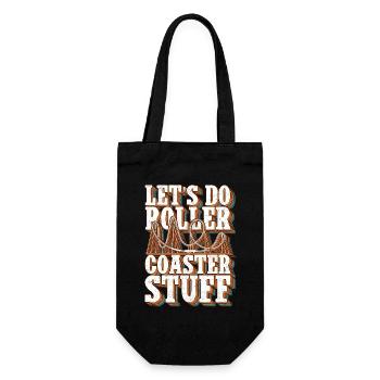 Montagnes russes Roller Coaster Roller Coaster cadeau - Sac à bouteille - noir - Devant