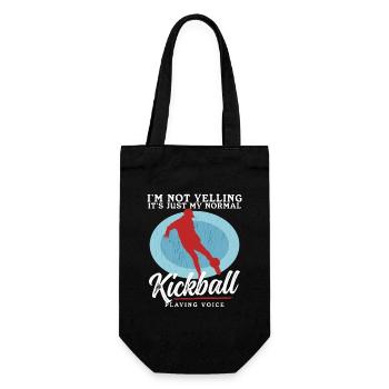 Kickball Kickballer Kickball Cadeau de joueur - Sac à bouteille - noir - Devant