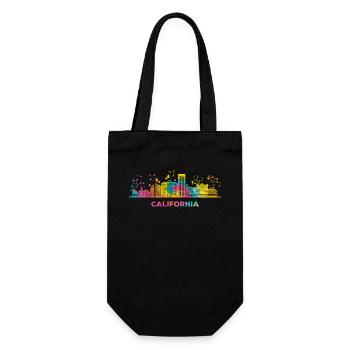 California Skyline California - Gift Bag for Bottles - black - Front