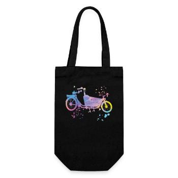Heavy Duty Bike Cargo Bike Cargo Bike Cargo Bike - Gift Bag for Bottles - black - Front