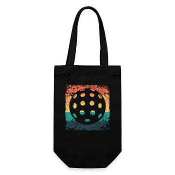 Wiffleball Club Retro Pickleball Team - Gift Bag for Bottles - black - Front