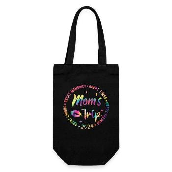 Week-end entre filles : sortie des mères 2024 - Sac à bouteille - noir - Devant