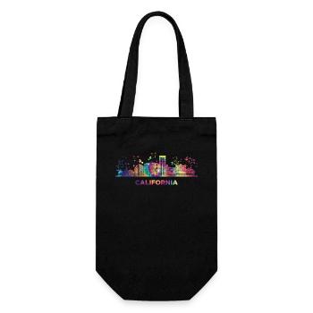 California Skyline California - Gift Bag for Bottles - black - Front