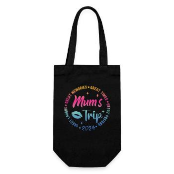 Week-end entre filles : sortie des mères 2024 - Sac à bouteille - noir - Devant