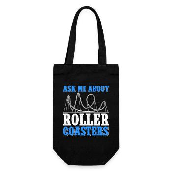 Montagnes russes Roller Coaster Roller Coaster cadeau - Sac à bouteille - noir - Devant