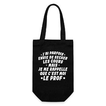 Professeur - Enseignant - Je Suis Professeur - Sac à bouteille - noir - Devant