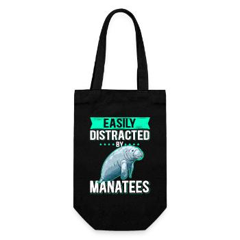 Lamantin lamantin lamantin lamantin cadeau - Sac à bouteille - noir - Devant