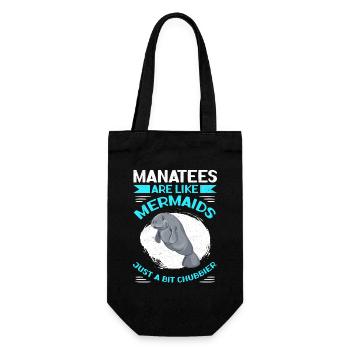 Lamantin lamantin lamantin cadeau - Sac à bouteille - noir - Devant