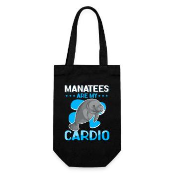 Lamantin lamantin lamantin cadeau - Sac à bouteille - noir - Devant