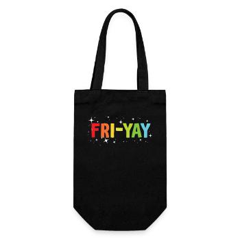 Fri Yay Enseignants Ambiance du week-end de l’école - Sac à bouteille - noir - Devant