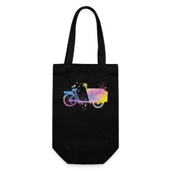 Heavy Duty Bike Cargo Bike Cargo Bike Cargo Bike - Gift Bag for Bottles - black - Front