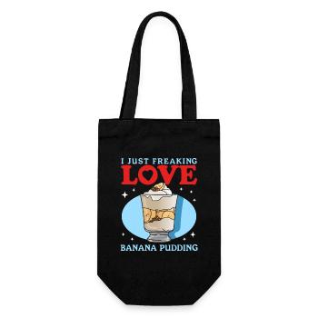 Banana Pudding Banana Pudding Gift - Gift Bag for Bottles - black - Front