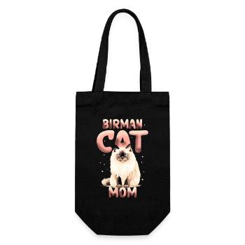 Chats Birman maman Birman chat Birman cadeau - Sac à bouteille - noir - Devant