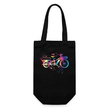 Heavy Duty Bike Cargo Bike Cargo Bike Cargo Bike - Gift Bag for Bottles - black - Front
