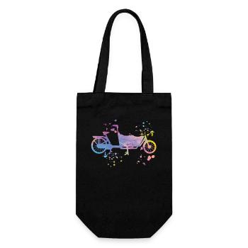 Heavy Duty Bike Cargo Bike Cargo Bike Cargo Bike - Gift Bag for Bottles - black - Front