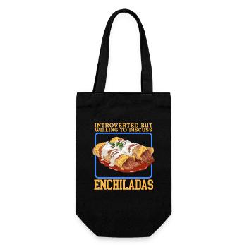 Enchiladas Lover | Food Enchilada Gift - Gift Bag for Bottles - black - Front