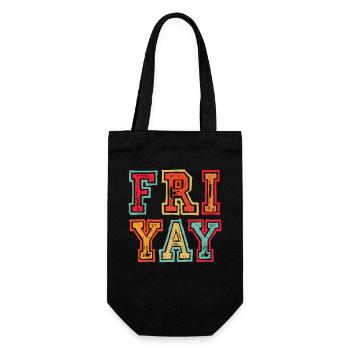 Fri Yay Enseignants Ambiance du week-end de l’école - Sac à bouteille - noir - Devant