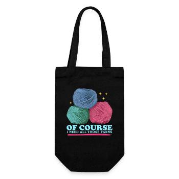 Crochet au Crochet | Crochet Crochet Cadeau - Sac à bouteille - noir - Devant