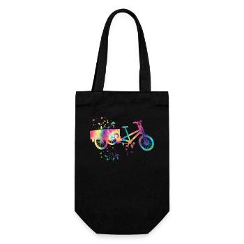 Heavy Duty Bike Cargo Bike Cargo Bike Cargo Bike - Gift Bag for Bottles - black - Front