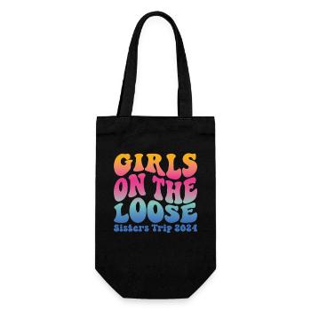 Sisters On The Loose Girls Reunion Trip - Gift Bag for Bottles - black - Front