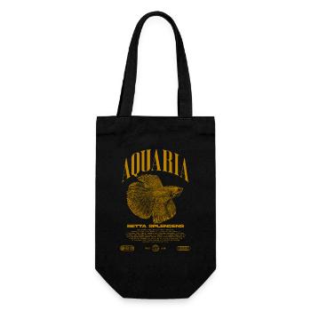 Betta Fish Keeper Moderne Streetwear - Geschenkbeutel für Flaschen - Schwarz - Vorne