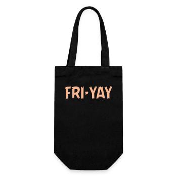 Fri Yay Enseignants Ambiance du week-end de l’école - Sac à bouteille - noir - Devant