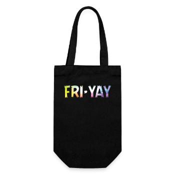 Fri Yay Enseignants Ambiance du week-end de l’école - Sac à bouteille - noir - Devant
