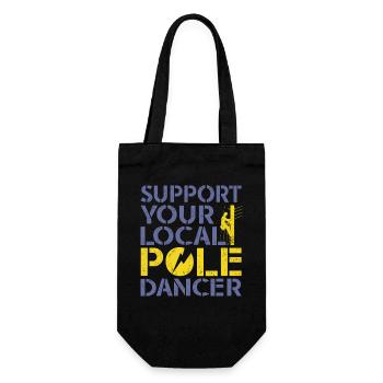 American Lineman Powerline Worker Design - Gift Bag for Bottles - black - Front