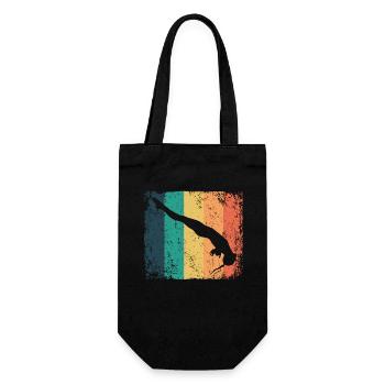 Synchronized Water Diver High Diver - Gift Bag for Bottles - black - Front