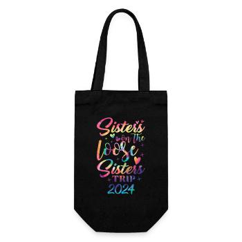 Sisters On The Loose Girls Reunion Trip - Gift Bag for Bottles - black - Front