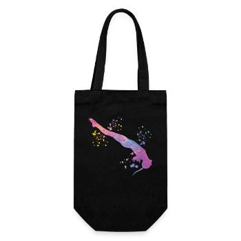 Synchronized Water Diver High Diver - Gift Bag for Bottles - black - Front