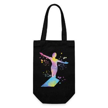 Plongeon, Plongeon synchronisé, Saut artistique - Sac à bouteille - noir - Devant
