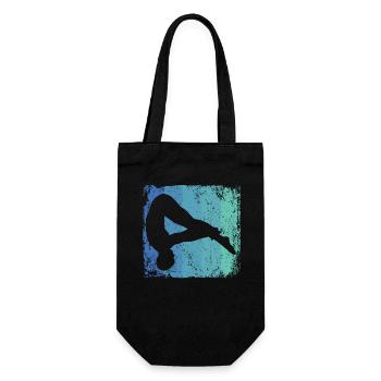 Synchronized Water Diver High Diver - Gift Bag for Bottles - black - Front