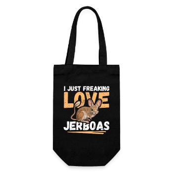Souris sauteuse Desert Jumping Mouse Jumping Mouse Jumping Mouse Cadeau - Sac à bouteille - noir - Devant