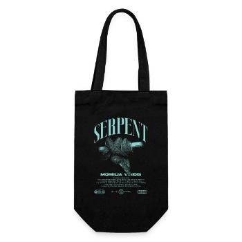 Green Tree Python Modern Reptile Keeper Streetwear - Gift Bag for Bottles - black - Front