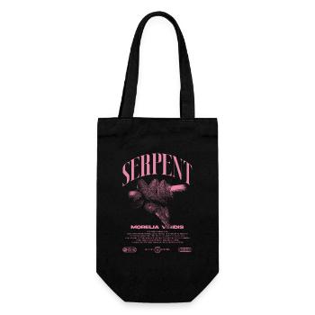Green Tree Python Modern Reptile Keeper Streetwear - Gift Bag for Bottles - black - Front