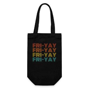 Fri Yay Enseignants École Weekend Vibes - Sac à bouteille - noir - Devant