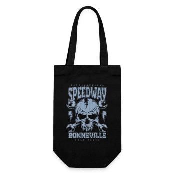 Bonneville Salt Flats Voiture de course rétro vintage - Sac à bouteille - noir - Devant
