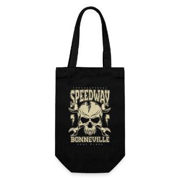 Bonneville Salt Flats Voiture de course rétro vintage - Sac à bouteille - noir - Devant