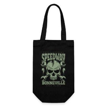 Bonneville Salt Flats Voiture de course rétro vintage - Sac à bouteille - noir - Devant