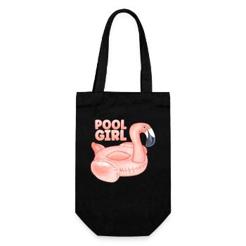 Piscine Fille Flamingo Floatie Piscine - Sac à bouteille - noir - Devant