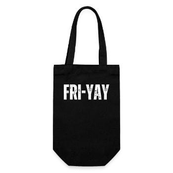 Fri Yay Enseignants Ambiance du week-end de l’école - Sac à bouteille - noir - Devant