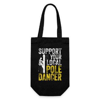 American Lineman Powerline Worker Design - Gift Bag for Bottles - black - Front
